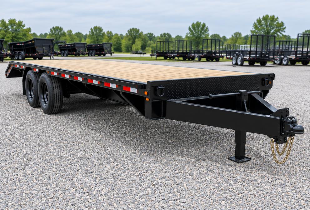 Deckover trailers